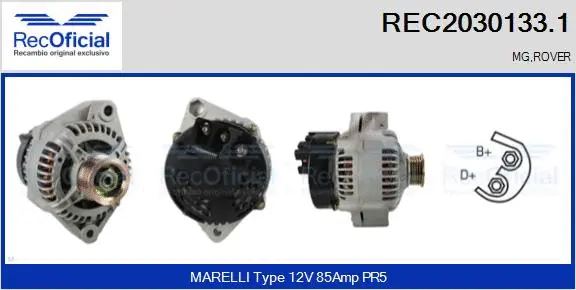 Alternator (REC2030133.1)