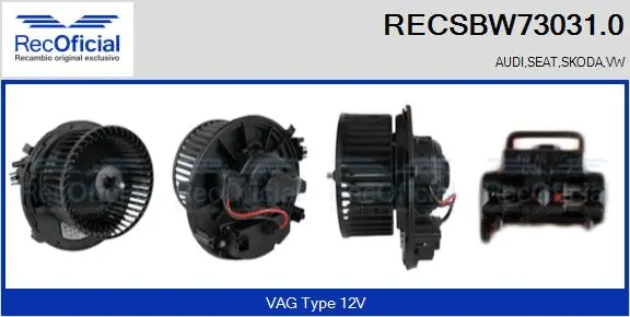 Interior Blower (RECSBW73031.0)