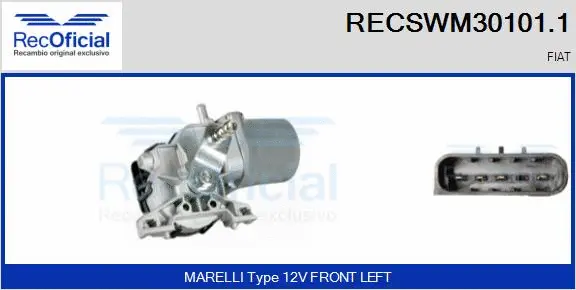 Wiper Motor (RECSWM30101.1)