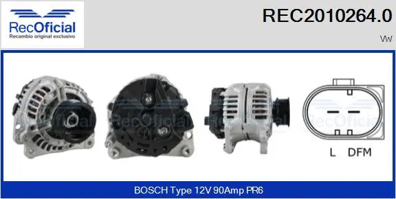 Alternator (REC2010264.0)