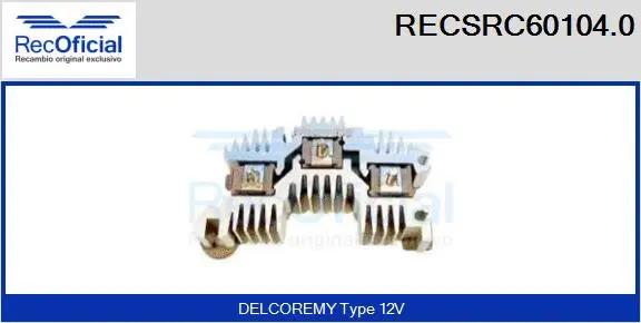 Rectifier, alternator (RECSRC60104.0)