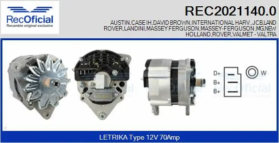 Alternator (REC2021140.0)