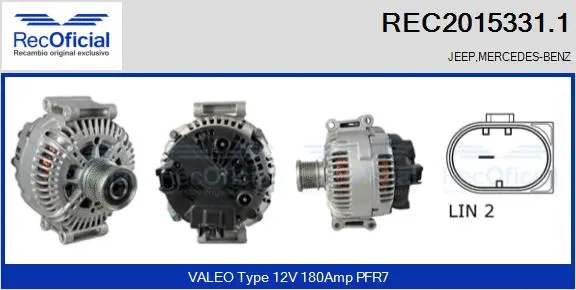 Alternator (REC2015331.1)