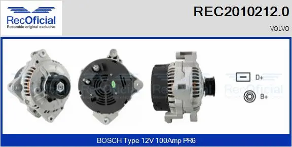 Alternator (REC2010212.0)