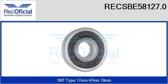Bearing (RECSBE58127.0)