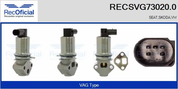 EGR Valve (RECSVG73020.0)
