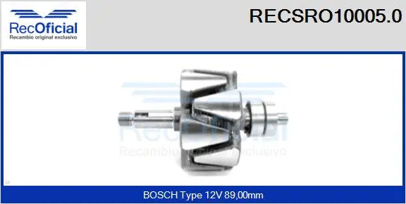 Rotor, alternator (RECSRO10005.0)