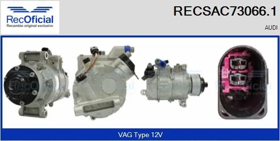 Compressor, air conditioning (RECSAC73066.1)