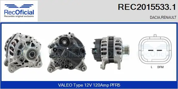 Alternator (REC2015533.1)