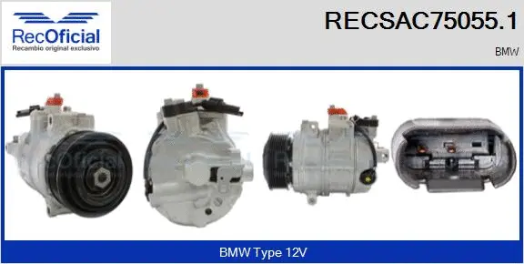 Compressor, air conditioning (RECSAC75055.1)
