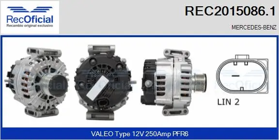 Alternator (REC2015086.1)