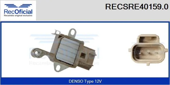 Alternator Regulator (RECSRE40159.0)