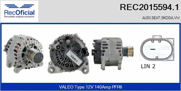 Alternator (REC2015594.1)