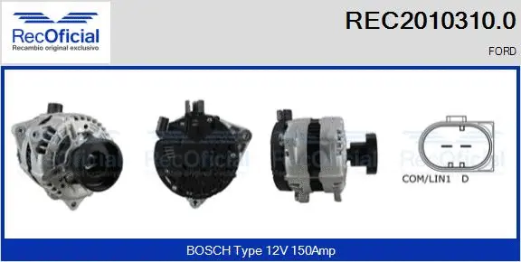 Alternator (REC2010310.0)