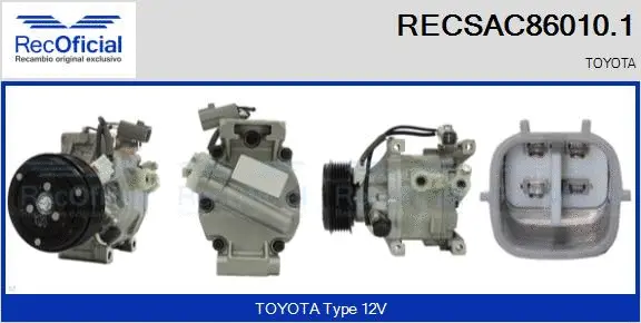 Compressor, air conditioning (RECSAC86010.1)