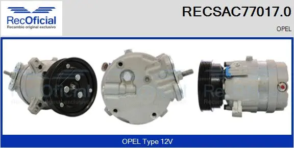 Compressor, air conditioning (RECSAC77017.0)
