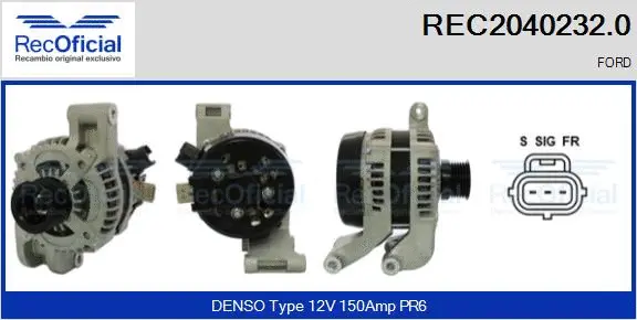 Alternator (REC2040232.0)