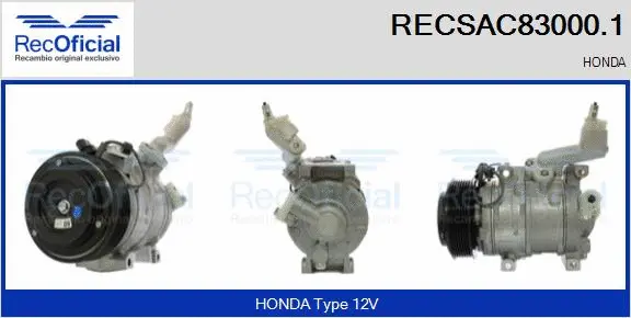 Compressor, air conditioning (RECSAC83000.1)