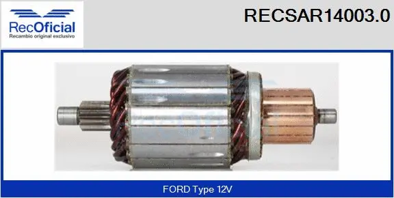 Armature, starter (RECSAR14003.0)