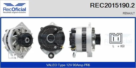 Alternator (REC2015190.2)