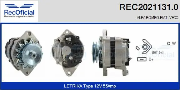 Alternator (REC2021131.0)