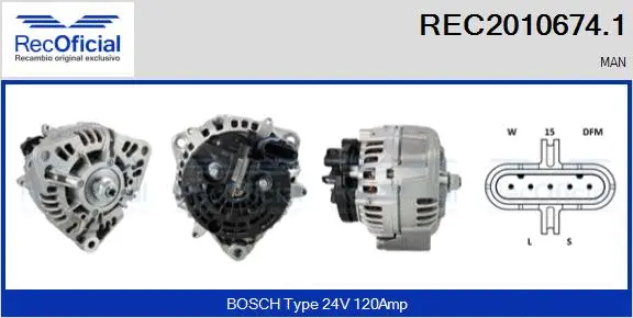 Alternator (REC2010674.1)