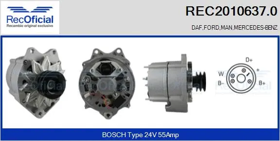 Alternator (REC2010637.0)
