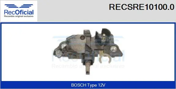 Alternator Regulator (RECSRE10100.0)