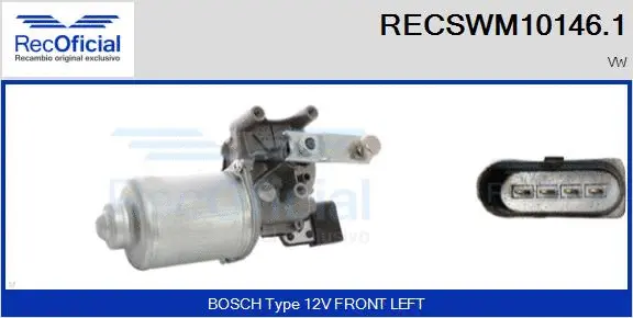 Wiper Motor (RECSWM10146.1)
