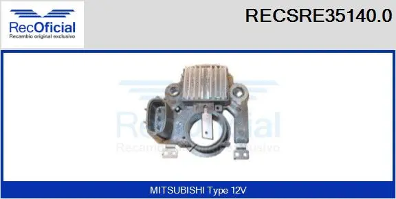 Alternator Regulator (RECSRE35140.0)