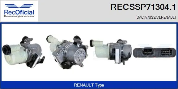 Hydraulic Pump, steering (RECSSP71304.1)