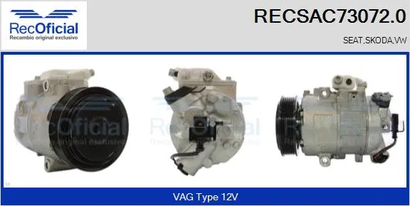 Compressor, air conditioning (RECSAC73072.0)