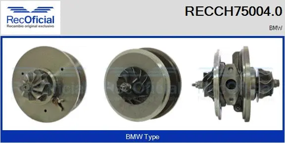 Core assembly, turbocharger (RECCH75004.0)