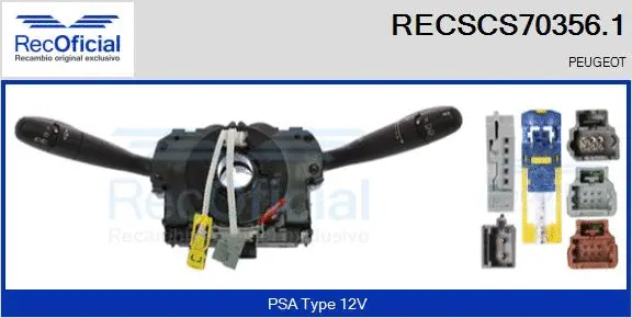 Steering Column Switch (RECSCS70356.1)