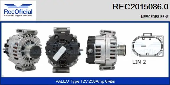 Alternator (REC2015086.0)