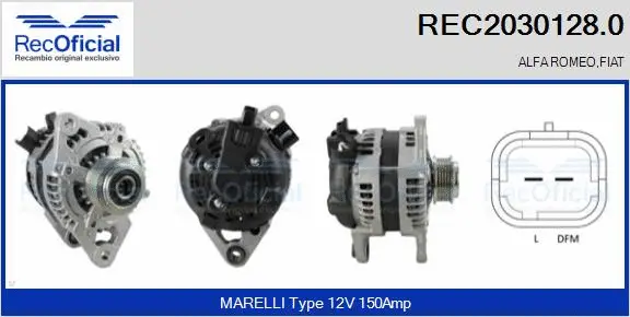 Alternator (REC2030128.0)