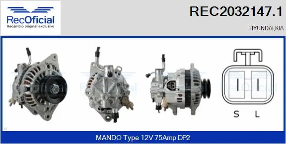 Alternator (REC2032147.1)