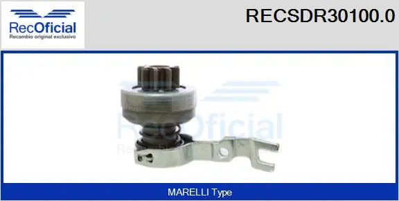Pinion, starter (RECSDR30100.0)