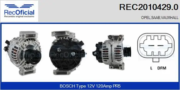 Alternator (REC2010429.0)
