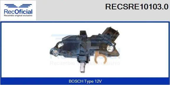 Alternator Regulator (RECSRE10103.0)