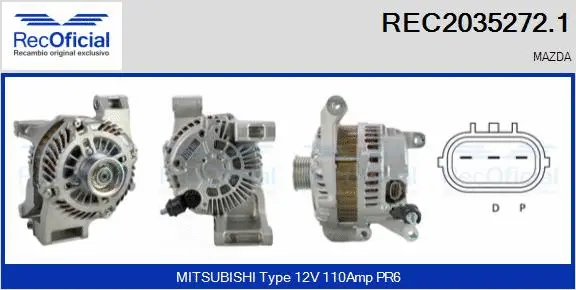 Alternator (REC2035272.1)