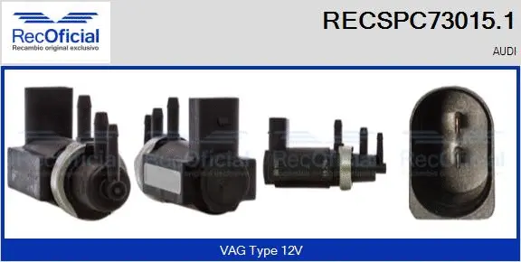 Pressure Converter, exhaust control (RECSPC73015.1)