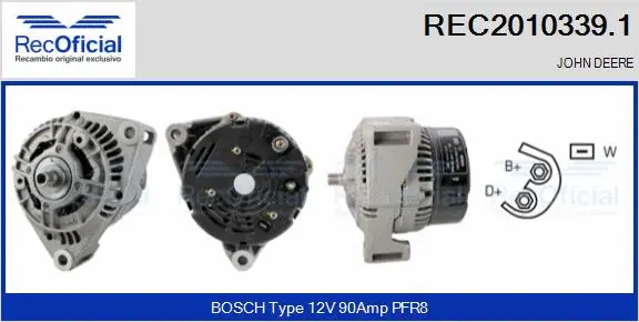 Alternator (REC2010339.1)