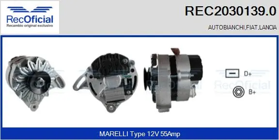 Alternator (REC2030139.0)