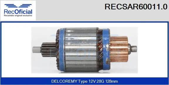 Armature, starter (RECSAR60011.0)