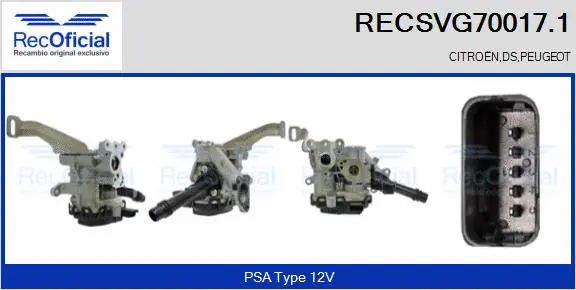 EGR Valve (RECSVG70017.1)