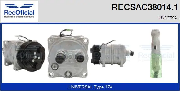 Compressor, air conditioning (RECSAC38014.1)