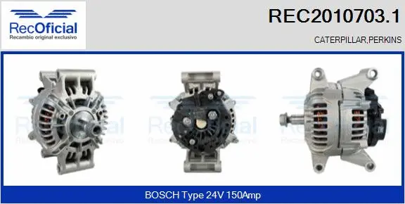 Alternator (REC2010703.1)