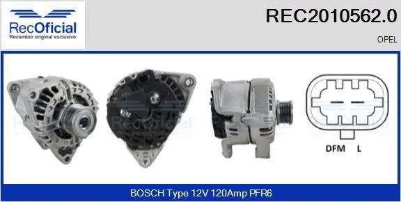 Alternator (REC2010562.0)