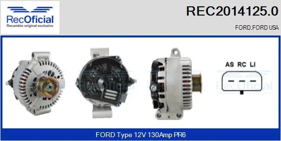 Alternator (REC2014125.0)